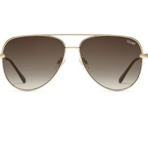 QUAY SHARAH GOLD/TAUPE GLASSES